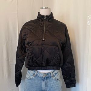 Black Over Puffer Sweater